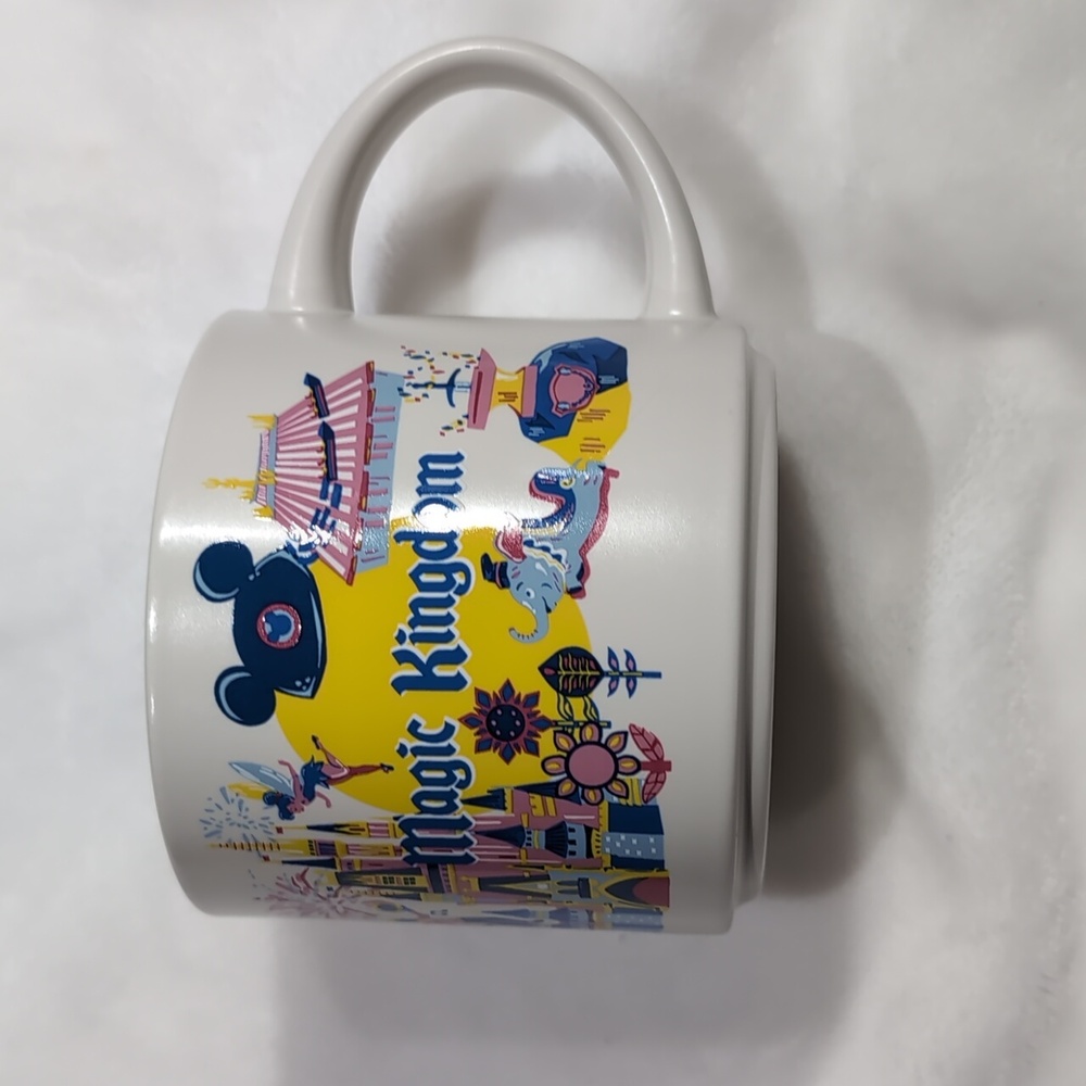 Starbucks Magic Kingdom Mug - Blue, Yellow, Pink